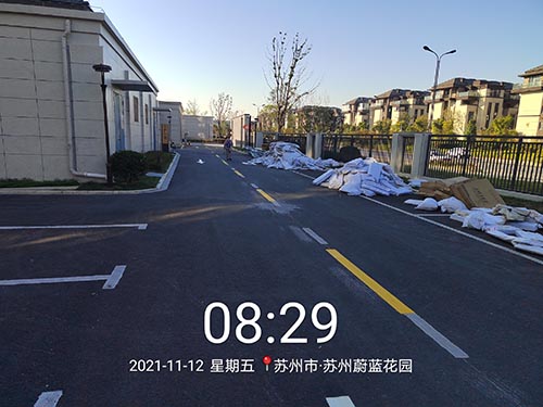 蘇州道路標(biāo)線冷漆多少錢一平？道路劃線價(jià)格多少一米？